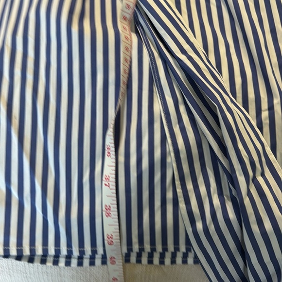 New York & Company NWT Pullover Wrap V Neck Stripe Dress - Picture 10 of 11